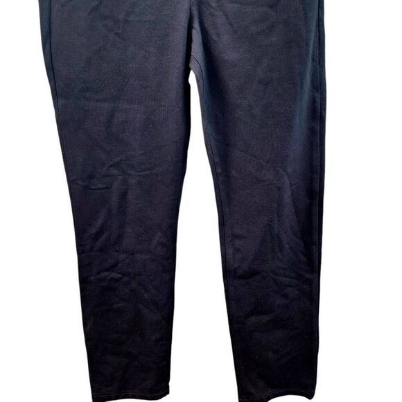 Gloria Vanderbilt Women's Navy Viscose/Nylon/Spandex Trousers Straight Pants - Picture 5 of 13